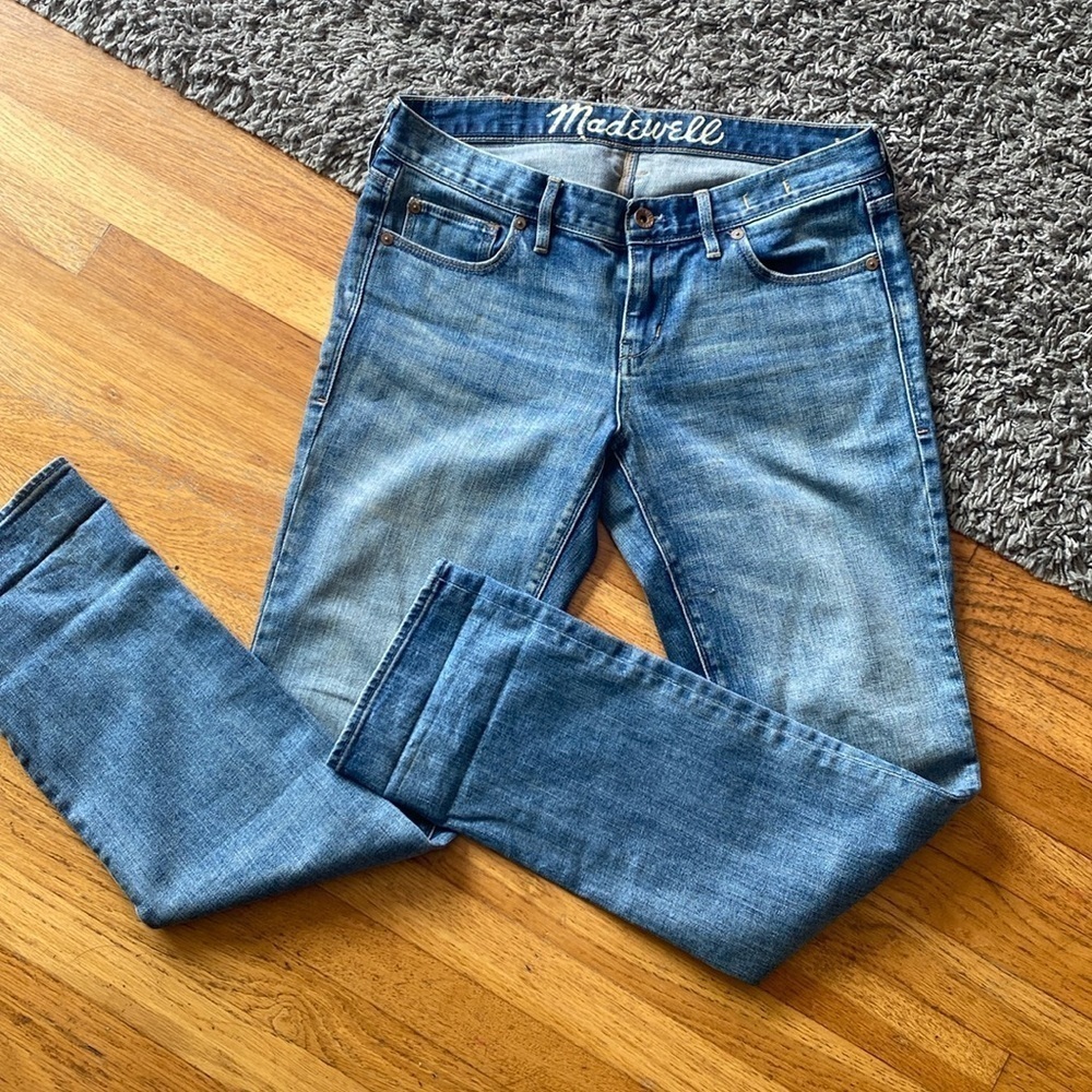 Madewell Rail Straight Blue Jeans Size 28 x 32